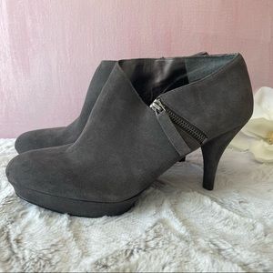 2xHP🎉 Nine West Suede Booties Sz 10